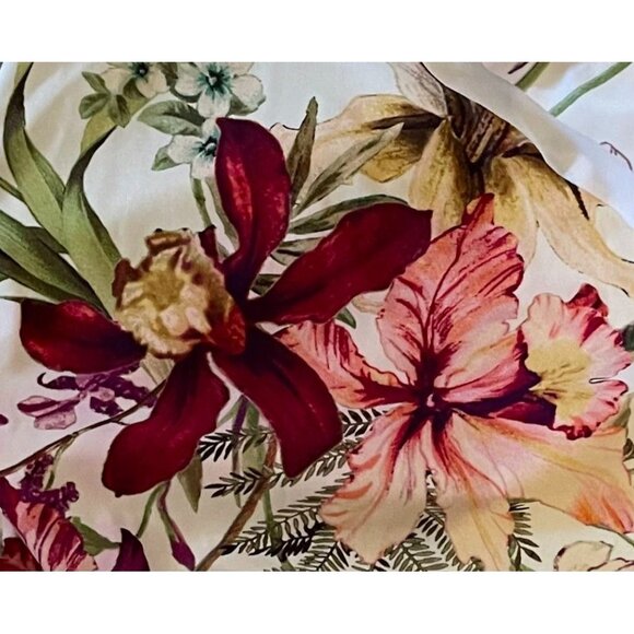 Carmen Marc Valvo Floral One-Piece Halter Swimsuit- Size 12 - Beach - Pool Party - Picture 4 of 7